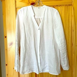 Eileen Fisher linen blouse